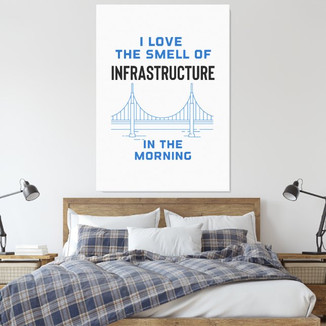 Funny Civil Engineering Studenten Canvastryck (Insitu (sovrum))
