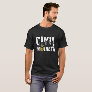 Funny Civil Ingenjör Civil Engineering Student T Shirt