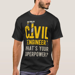 Funny Civil Ingenjör T Shirt