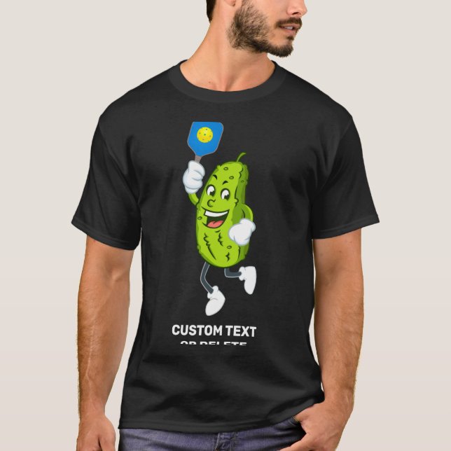 Funny Ckle Playing Ckleball Text  T Shirt (Framsida)