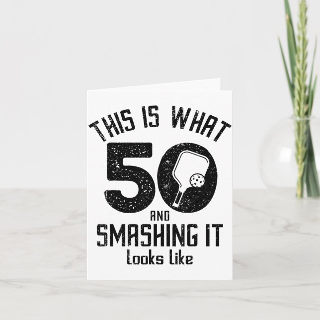 Funny Ckleball 50th Birthday 50 Years Old Love Ckl Kort (Framsida)