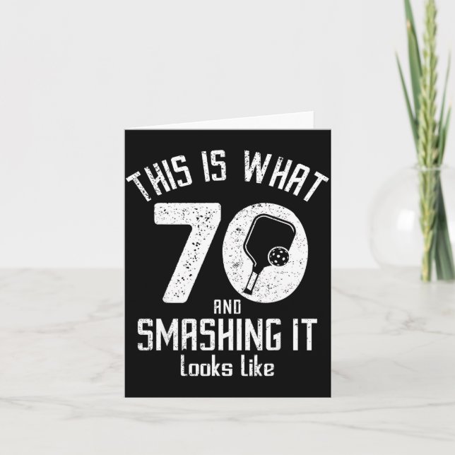 Funny Ckleball 70th Birthday 70 Years Old Love Ckl Kort (Framsida)