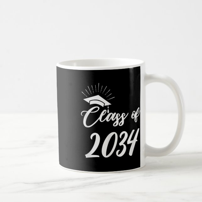 Funny Cl Of 20 Grow With You 2021 2022 Graduation  Kaffemugg (Höger)