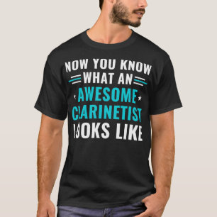 Funny Clarinet Clarinetist Fantastisk Clarinetist T Shirt