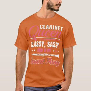 Funny Clarinet Player Clarinetist Clarinet Queen T Shirt