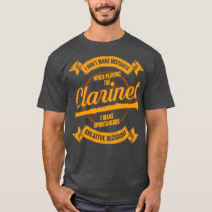 Funny Clarinet Player Clarinetist Gift T Shirt