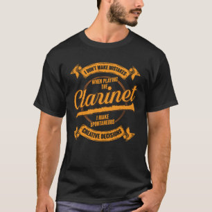 Funny Clarinet Player Clarinetist Gift T Shirt