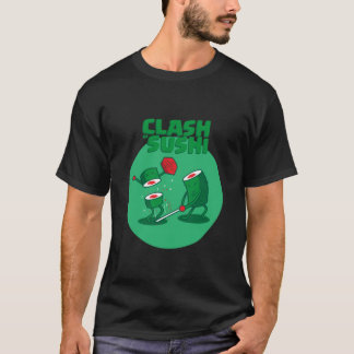 Funny Clash Sushi T Shirt