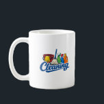 Funny Cleaning Lady Housekeeping Housekeeper Kaffemugg<br><div class="desc">Funny Cleaning Lady Housekeeping Housekeeper with playful janitor humor celebrating hardworking cleaning professionals. Perfect for housekeeping teams,  cleaning crews,  and workers who keep homes,  offices,  and hotels spotless.</div>