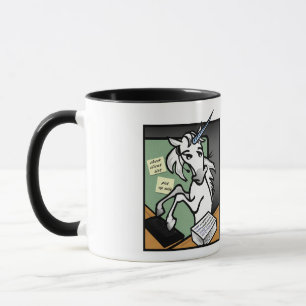 FUNNY CLERICAL UNICORN RINGER MUGG
