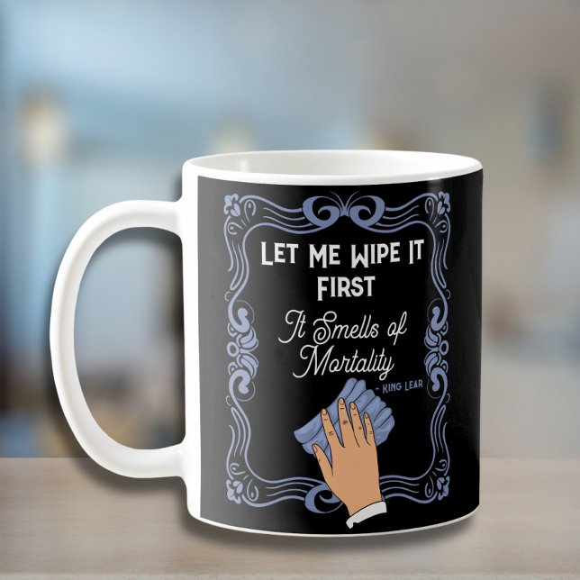 Funny Clever Quote Shakespeare Wry Humor Kaffemugg (Skapare uppladdad)