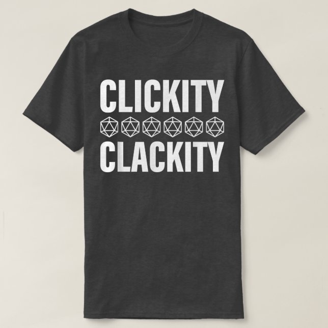 Funny Clickity Clackity Apparatur T Shirt (Design framsida)