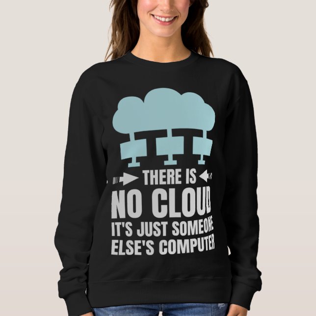 Funny Cloud Computing Design for Programmer Develo T Shirt (Framsida)