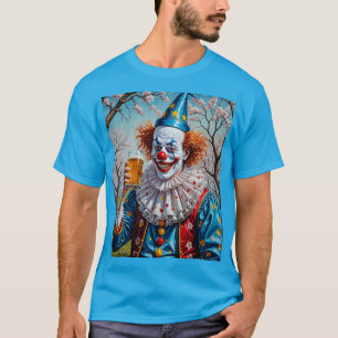 Funny Clown Drinking Beer Pub Tee