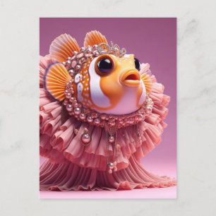 Funny ClownFish Mode Vykort