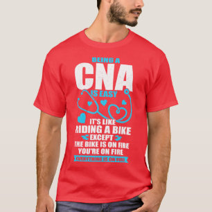 Funny CNA-Auktoriserad för sjuksköterskeassistent T Shirt