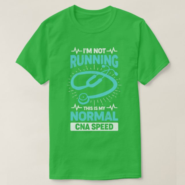 Funny CNA Auktoriserad Nursing Assistant Gift T Shirt (Design framsida)