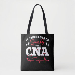 Funny CNA Nurse Auktoriserad Nursing Assistant Tygkasse