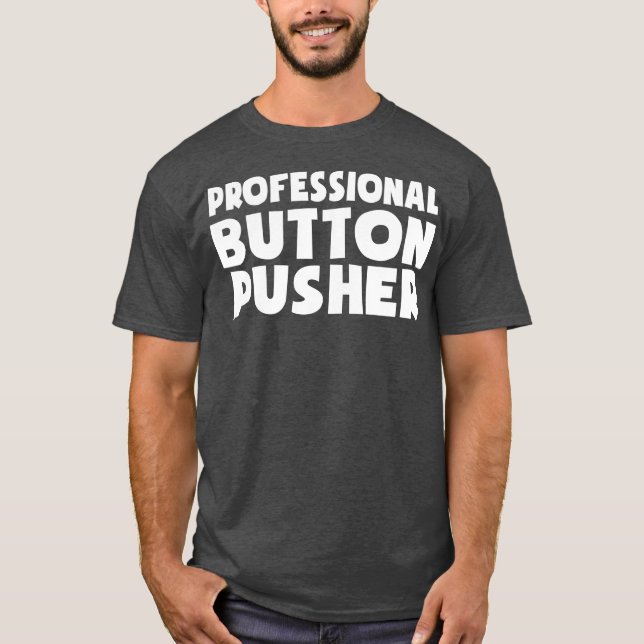 Funny CNC Machinist Computer Programmer T Shirt (Framsida)