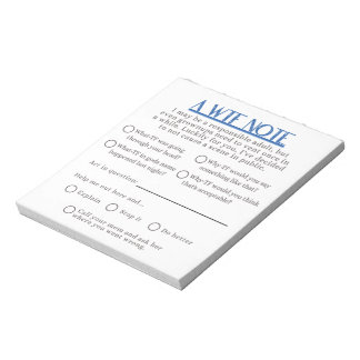 Funny Co-Worker WTF Anteckningsblock