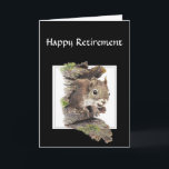 Funny Co-working Pension, Squirrel, Nöt Kort<br><div class="desc">Funny Co-arbetare Pension,  Sense of Humor</div>