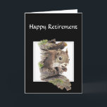 Funny Co-working Pension, Squirrel, Nöt Kort<br><div class="desc">Funny Co-arbetare Pension,  Sense of Humor</div>