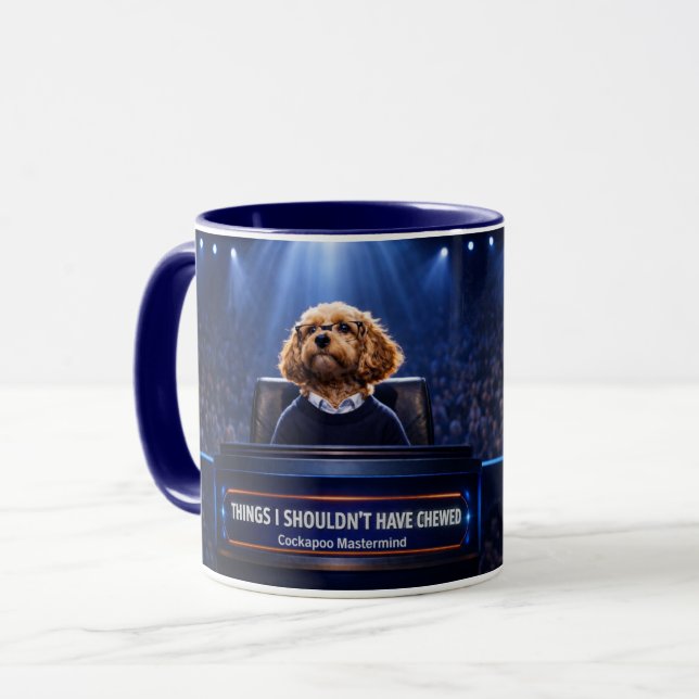 Funny Cockapoo Mug | My Cockapoo Ate It Gift  Mugg (Framsida vänster)