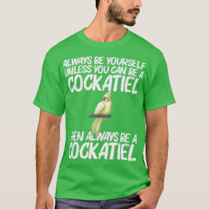 Funny Cockatiel Bird Parrot Älskare 5 T Shirt