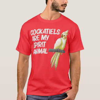 Funny Cockatiel Bird Parrot Älskare 9 T Shirt