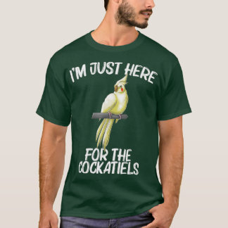 Funny Cockatiel Gift För manar Women Bird Parrot T Shirt