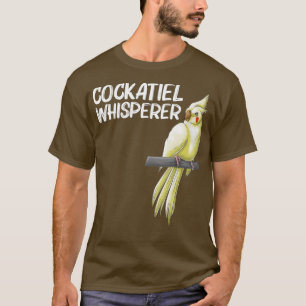 Funny Cockatiel Gift För manar Women Bird Parrot T Shirt