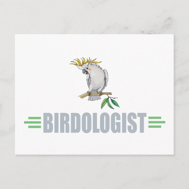 Funny Cockatiel Vykort (Framsida)