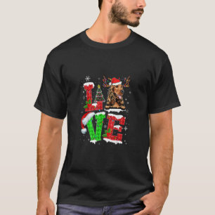 Funny Cocker Spain Hund Träd jul Ljus Xma T Shirt