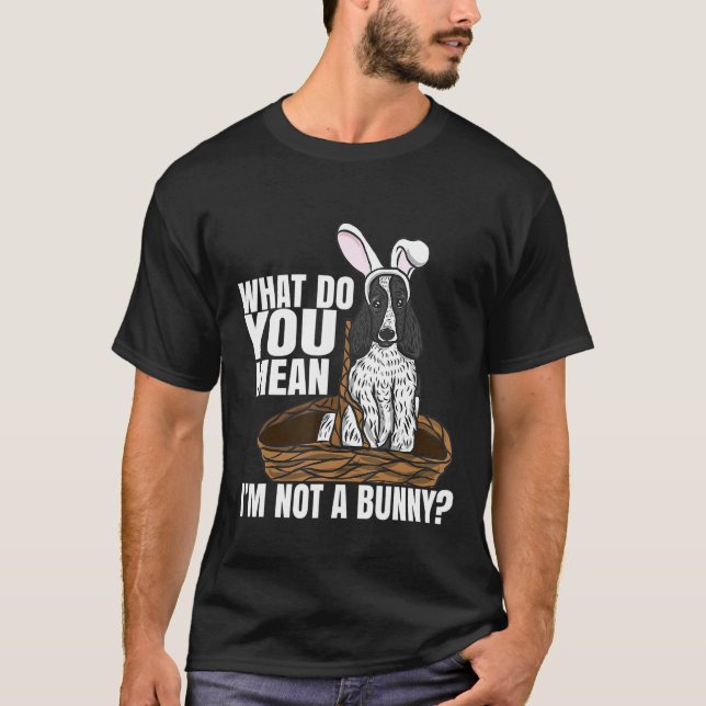 Funny Cocker Spain Påsk Outfit Bunny Girls T Shirt (Framsida)