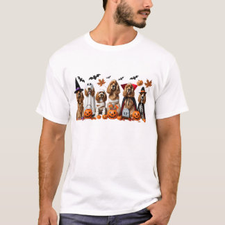 Funny Cocker spanel Halloween Hund älskare T Shirt