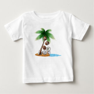 Funny Coconut Chaos - Humous Handflatan Träd T Shirt