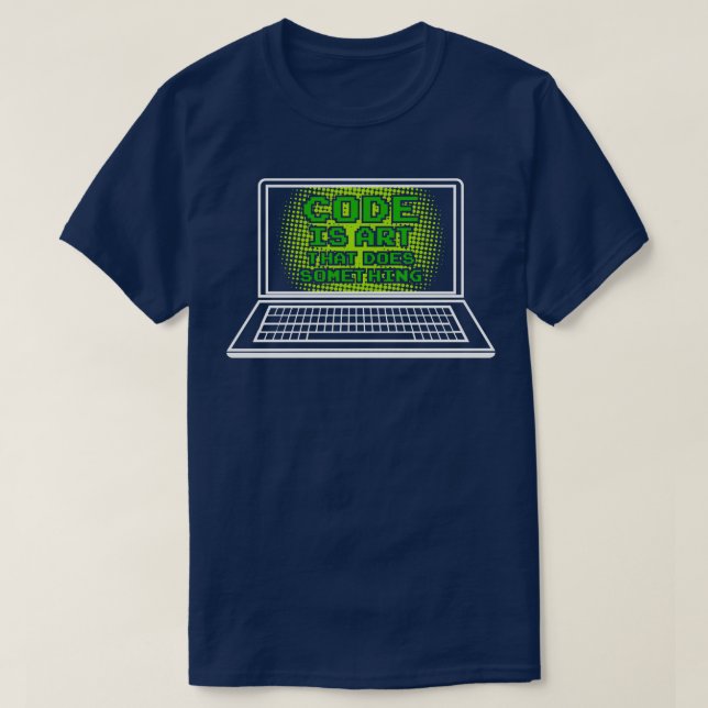 Funny Code är konst som gör något TShirts och (Design framsida)