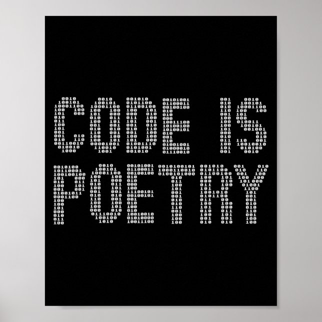 Funny Code Is Etry Saying Quote Programer Gift  Poster (Framsidan)