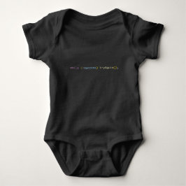 Funny Coder Baby Shower Gift | Try Again Infant T Shirt