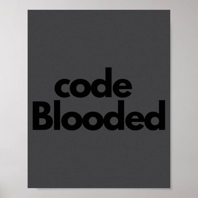 Funny Coder Computer Programmer  Poster (Framsidan)