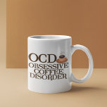 Funny Coffee Addict Kaffemugg<br><div class="desc">Påträngande kaffesjukdom förekommer. Prata inte med mig innan jag har druckit mitt morgonkaffe. Jag är helt beroende för koffein. Jag är OCD för kaffe. En underbar kaffepresentant humor.</div>