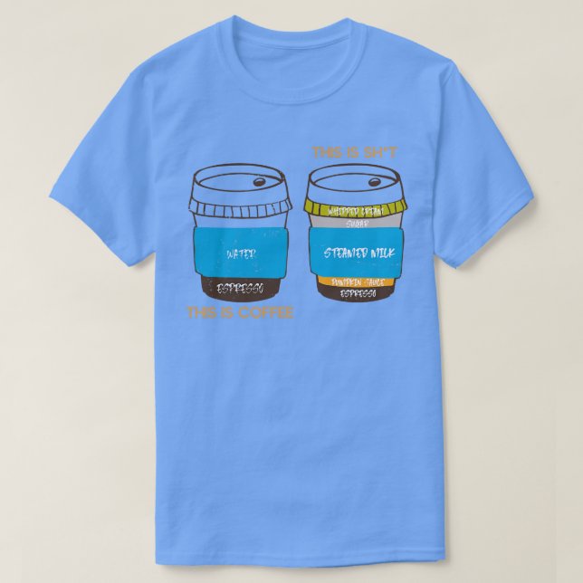 Funny Coffee Älskare Gift Barista T Shirt (Design framsida)