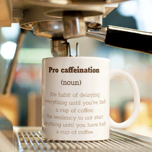 Funny Coffee Älskare Kaffemugg