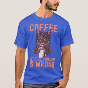 Funny Coffee Cat Mamma jul Mor Espresso Kit T Shirt