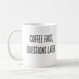 Funny Coffee Drinker Not Morning Person Kaffemugg