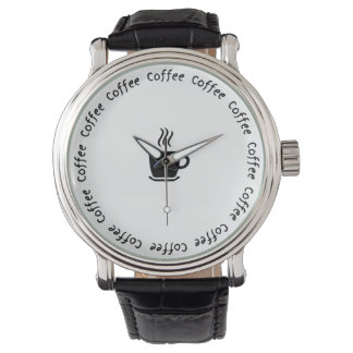 Funny Coffee eWatch Watch Watch - "Coffee O'Clock" Armbandsur