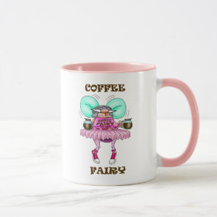 Funny Coffee Fairy Humor Mugg