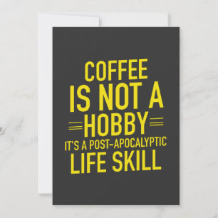 Funny Coffee Julkort