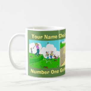 Funny Coffee Mugg för en Golfer