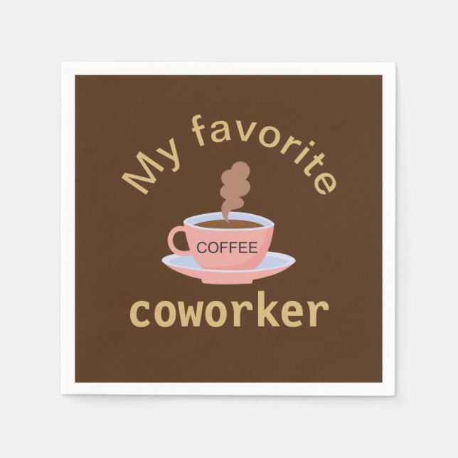 Funny Coffee Pappersservett (Framsidan)